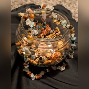 New And Used 100+ Acrylic, Wood And Metal Beads